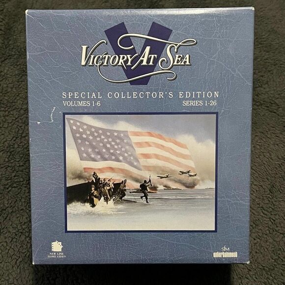 WWII Victory at Sea Volumes 1-6 VHS Collection - Picture 1 of 9